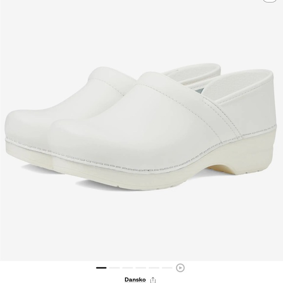 Dansko Shoes - Dansko- Dansko's flagship classic for all-day comfort in white. Size 7/37